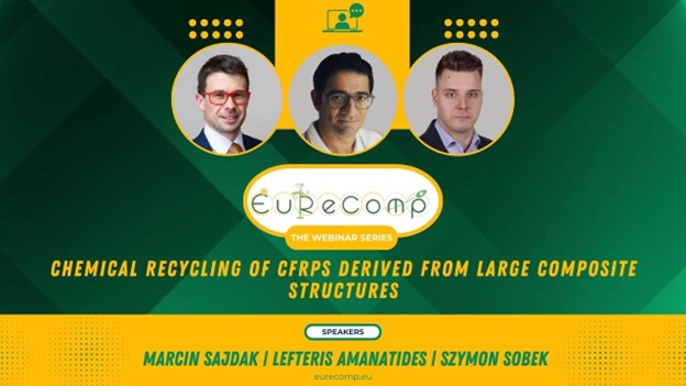 3rd EuReComp Webinar Recording Now Available: Chemical Recycling of CFRPs Derived from Large Composite Structures