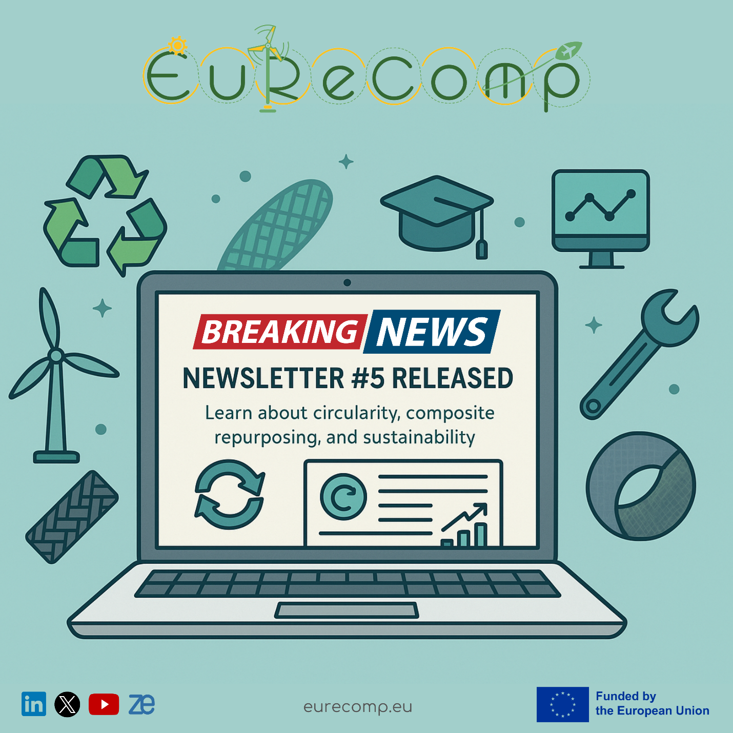 EuReComp Newsletter #5 Now Available – Fibre Recovery & Lifelong Learning in Focus