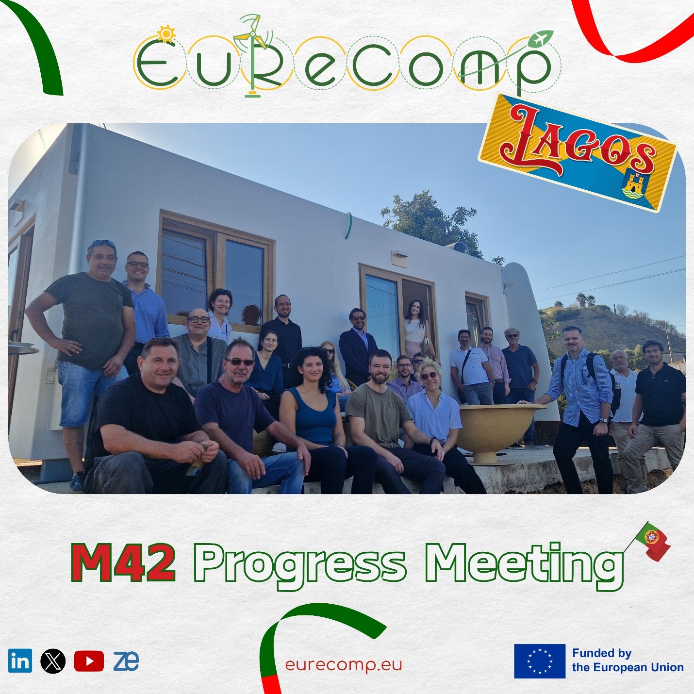 EuReComp M42 Progress Meeting Held in Lagos, Portugal